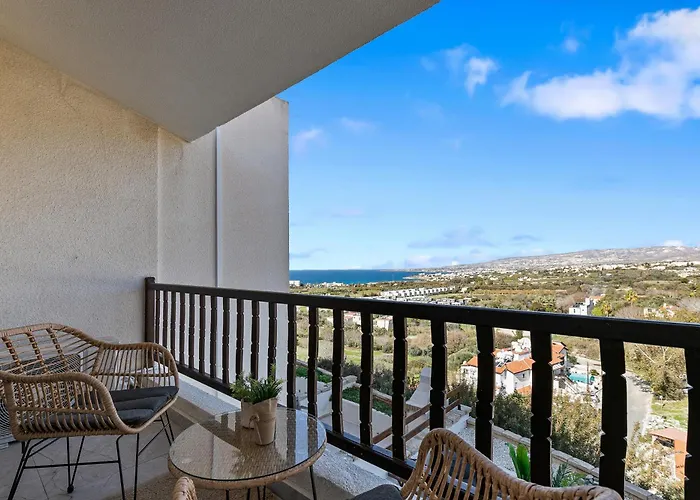 Sea View Boho House With A Panoramic Terrace, 900 M To 度假居 Klorakas