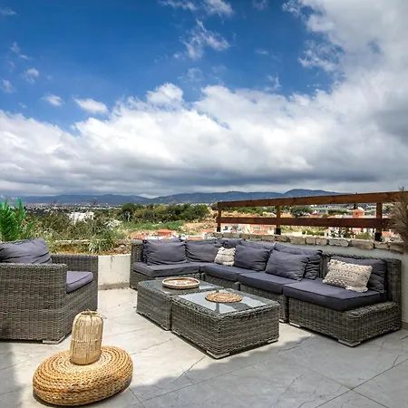 Holiday home Sea View Boho House With A Panoramic Terrace, 900 M To Klorakas